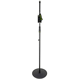 Gravity Stands Microphone Stand With Round Base - Black