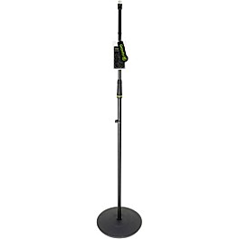 Gravity Stands Microphone Stand With Round Base - Black