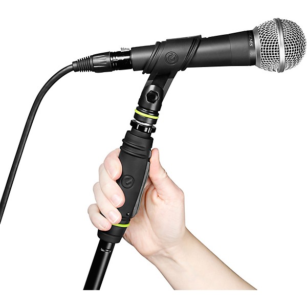 Gravity Stands Microphone Stand With Folding Tripod Base And One-Hand Clutch