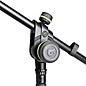 Gravity Stands Short Microphone Stand With Round Base And 2-Point Adjustment Telescoping Boom