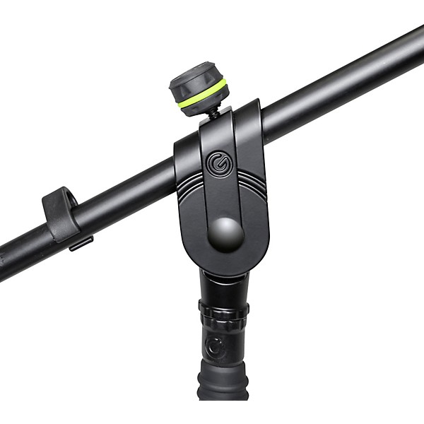 Gravity Stands Short Microphone Stand With Round Base And 2-Point Adjustment Telescoping Boom