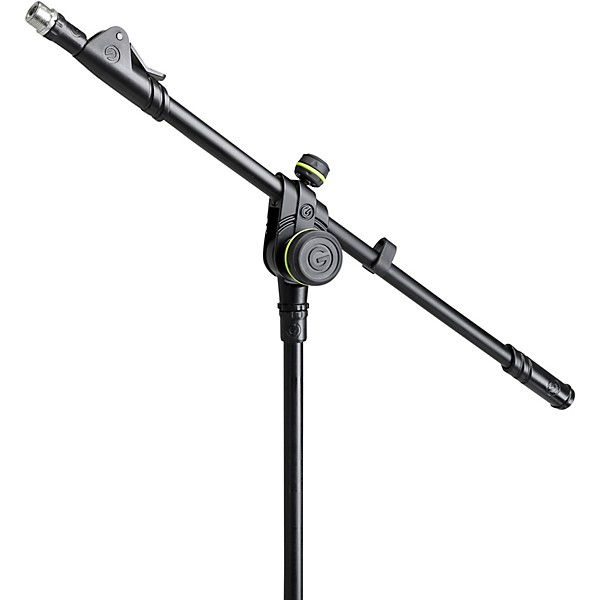Gravity Stands Microphone Stand With Folding Tripod Base And 2-Point Adjustment Telescoping Boom