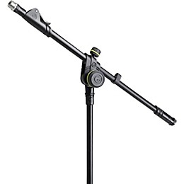 Gravity Stands Microphone Stand With Folding Tripod Base And 2-Point Adjustment Telescoping Boom - Heavy Duty
