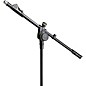 Gravity Stands Microphone Stand With Folding Tripod Base And 2-Point Adjustment Telescoping Boom - Heavy Duty