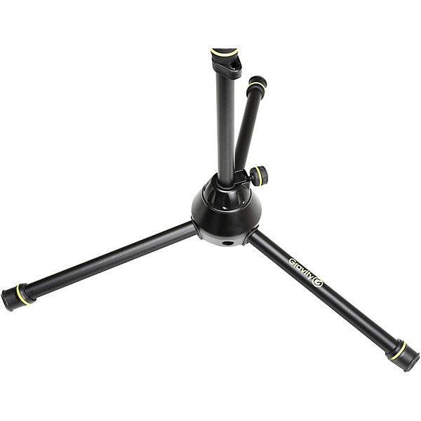 Open Box Gravity Stands Microphone Stand With Folding Tripod Base And 2-Point Adjustment Telescoping Boom - Heavy Duty Lev...