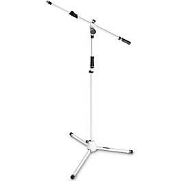 Open Box Gravity Stands MS 4322 Microphone Stand With Telescoping Boom - White Level 1