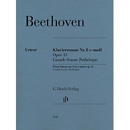 G. Henle Verlag Piano Sonata No. 8 in C Minor, Op. 13 (Grande Sonata Pathétique) by Beethoven