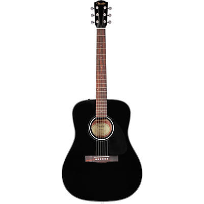 Fender Cd-60 Dreadnought V3 Acoustic Guitar Black for sale
