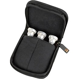 Protec Protec Trumpet Mouthpiece Nylon Pouch With Zipper Closure, 3-Piece