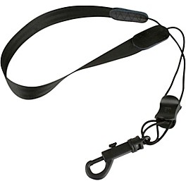 Protec Protec Nylon Saxophone Neck Strap with Plastic Swivel Snap, 24" Tall Black Plastic Hook