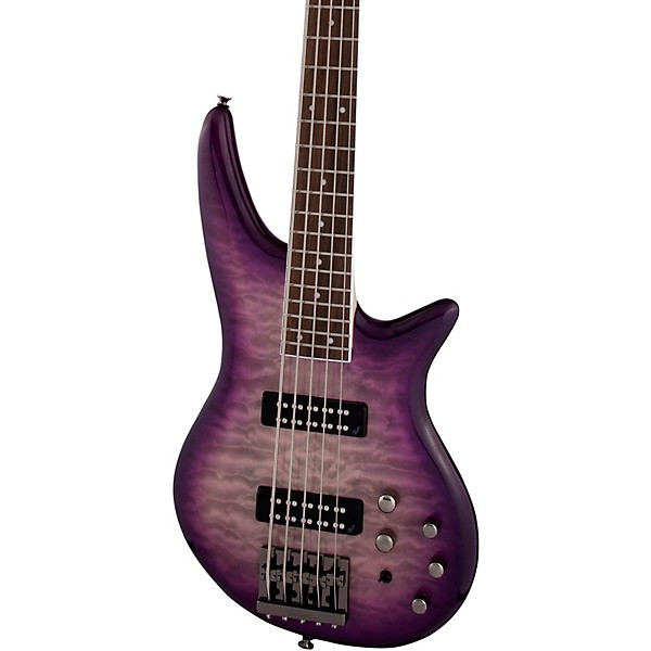 Jackson JS Series Spectra Bass JS3QV 5-String Purple Phaze
