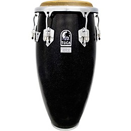 Toca Custom Deluxe Wood Shell Congas 11 in. Black Sparkle