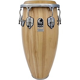 Toca Custom Deluxe Wood Shell Congas 12.50 in. Black Sparkle Toca Custom Deluxe Wood Shell Congas 11 in. Natural Wood