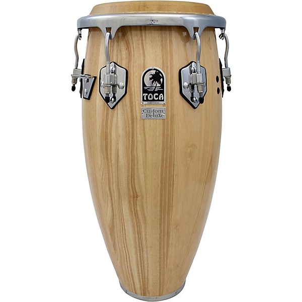 Toca Custom Deluxe Wood Shell Congas 11 in. Natural Wood