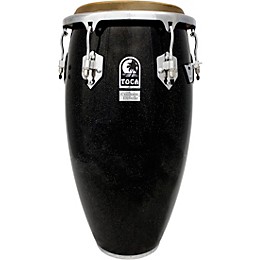 Toca Custom Deluxe Wood Shell Congas 12.50 in. Black Sparkle