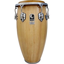 Toca Custom Deluxe Wood Shell Congas 12.50 in. Natural Wood