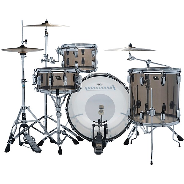 Ludwig Vistalite 3-Piece Pro Beat Shell Pack With 24" Bass Drum Bronze