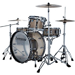 Ludwig Vistalite 3-Piece Pro Beat Shell Pack With 24" Bass Drum Bronze