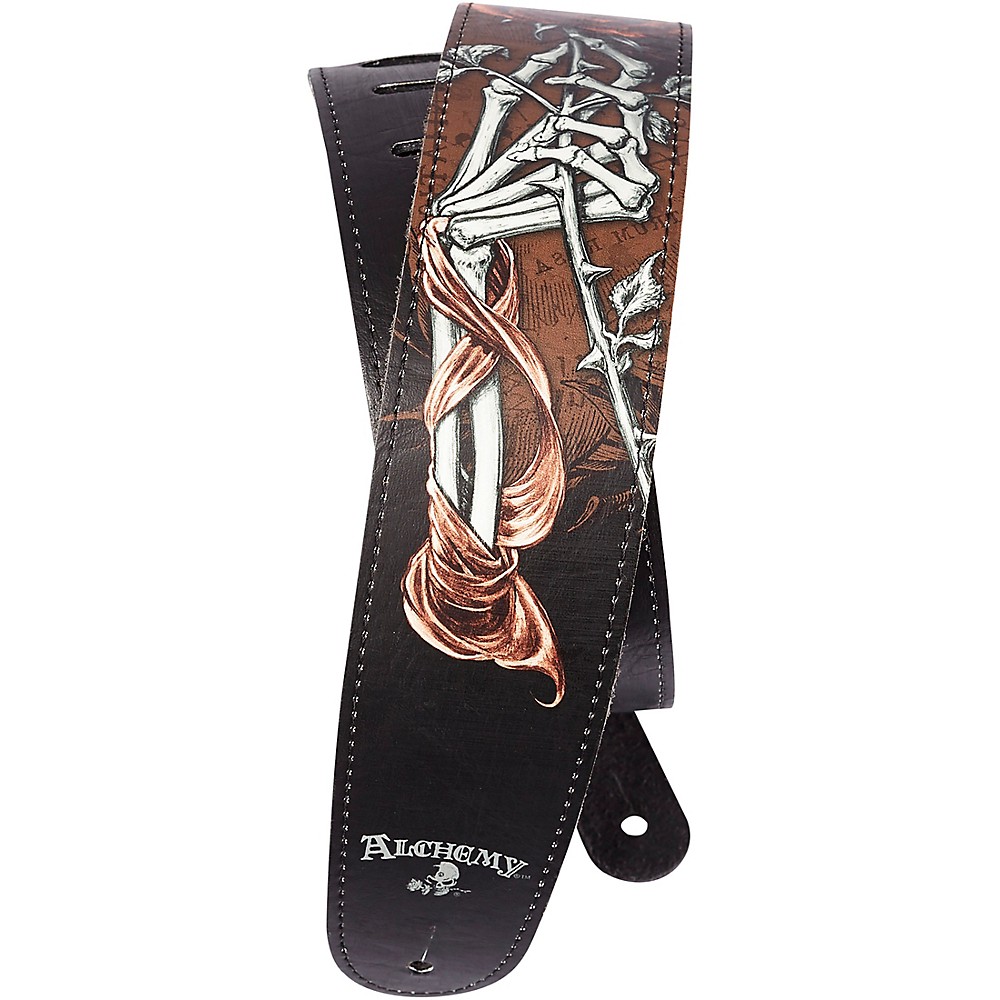 UPC 019954293772 product image for D'addario Planet Waves Alchemy Leather Guitar Strap, Cryptorosa Multi-Colored 2. | upcitemdb.com