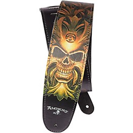 D'Addario Alchemy Leather Guitar Strap, Cryptorosa Multi-... D'Addario Alchemy Leather Guitar Strap, Cryptorosa Skull 2.5 in.