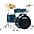 TAMA Imperialstar... TAMA Imperialstar 5-Piece Complete Drum Set With 22" Bass Drum and MEINL HCS Cymbals Hairline Light Blue