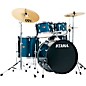 TAMA Imperialstar 5-Piece Complete Drum Set with 22 in. Bass Drum and Meinl HCS Cymbals Hairline Light Blue thumbnail