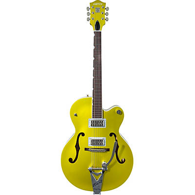 Gretsch Guitars G6120t-Hr Brian Setzer Signature Hot Rod Hollowbody With Bigsby Lime Gold for sale