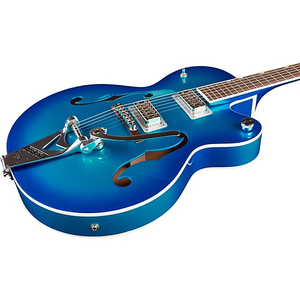 Gretsch Guitars G6120T-HR Brian Setzer Signature Hot Rod Hollowbody With Bigsby Candy Blue Burst