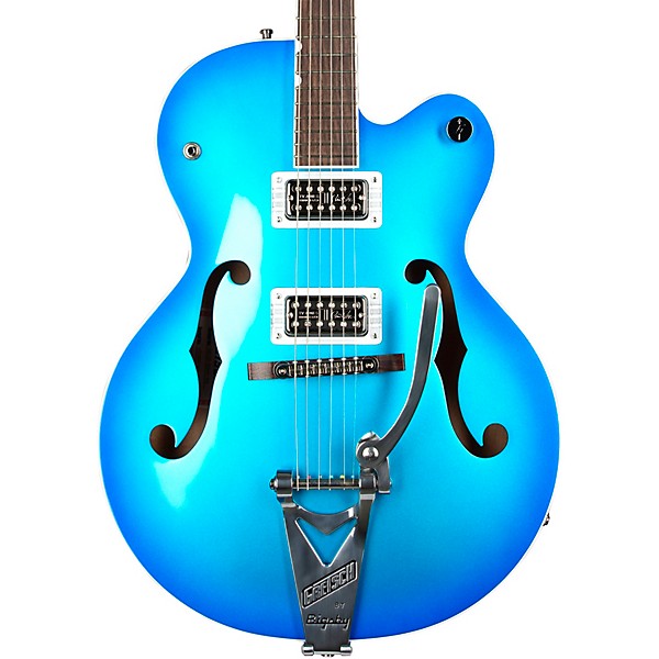 Gretsch Guitars G6120T-HR Brian Setzer Signature Hot Rod Hollowbody With Bigsby Candy Blue Burst