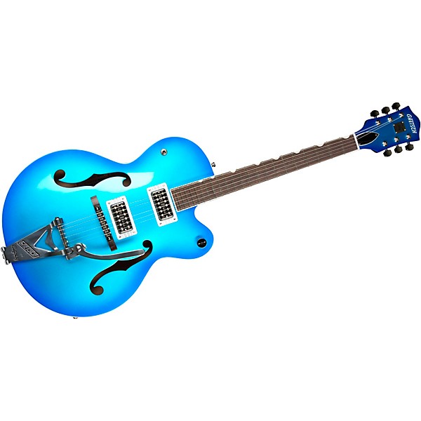 Gretsch Guitars G6120T-HR Brian Setzer Signature Hot Rod Hollowbody With Bigsby Candy Blue Burst