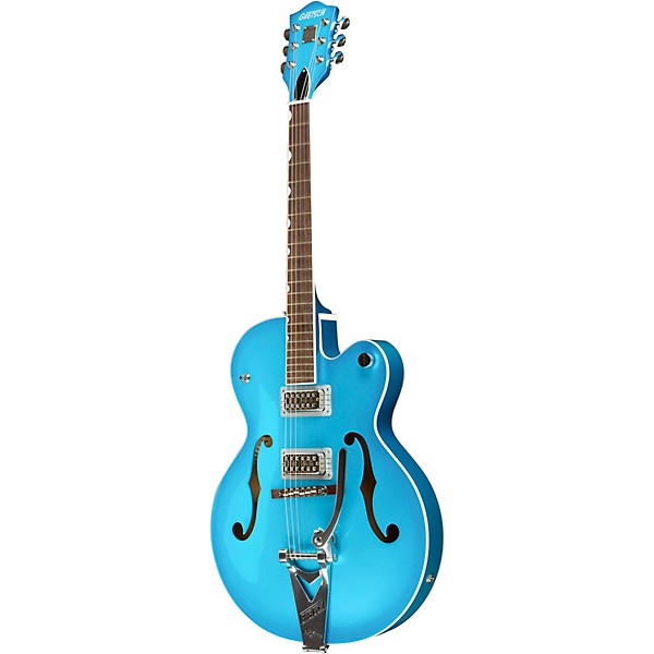 Gretsch Guitars G6120T-HR Brian Setzer Signature Hot Rod Hollowbody With Bigsby Candy Blue Burst