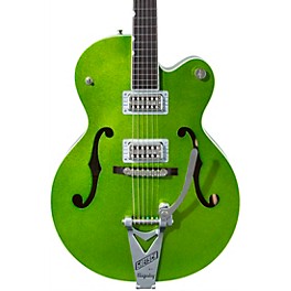 Gretsch Guitars G6120T-HR Brian Setzer Signature Hot Rod Hollowbody With Bigsby Extreme Coolant Green Sparkle