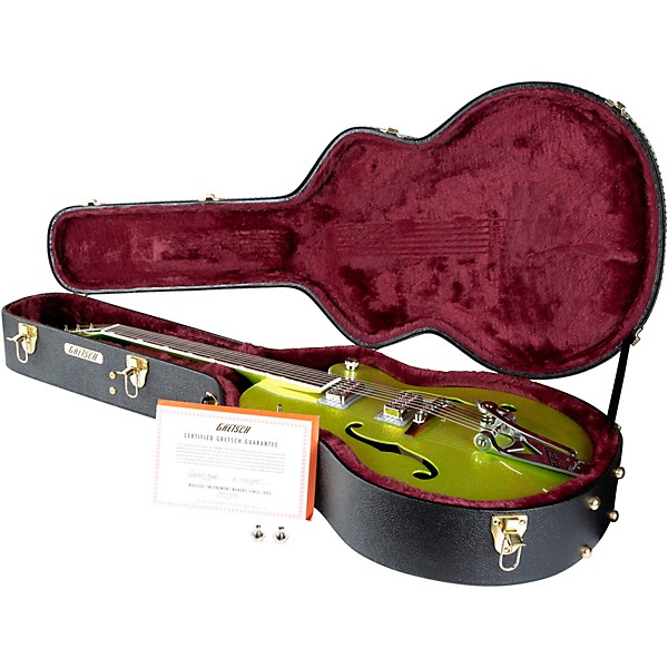 Gretsch Guitars G6120T-HR Brian Setzer Signature Hot Rod Hollowbody With Bigsby Extreme Coolant Green Sparkle