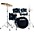 TAMA Imperialstar 5-Piece C... TAMA Imperialstar 5-Piece Complete Drum Set With 18" Bass Drum and MEINL HCS Cymbals Dark Blue