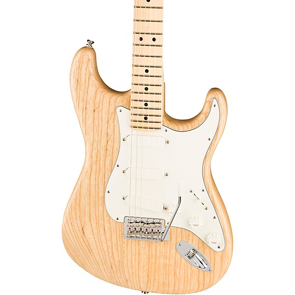 Fender American Performer Raw Ash Stratocaster Limited Edition Electric Guitar Natural