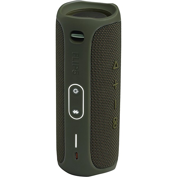 JBL FLIP 5 Waterproof Portable Bluetooth Speaker w/ built in battery and microphone Green