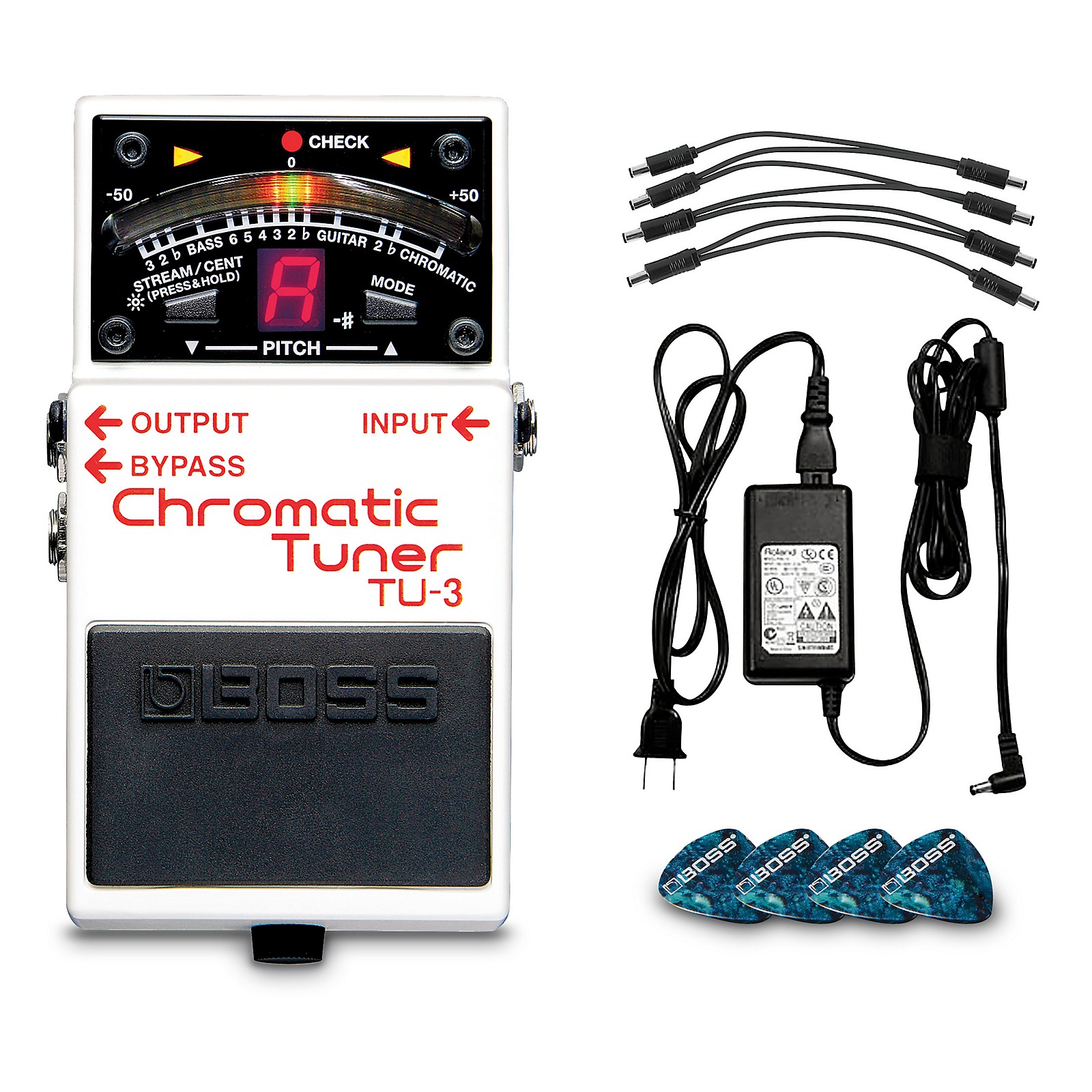 Electro Harmonix Chromatic Tuner Pedal For Guitar And Bass