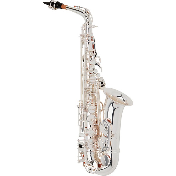 Open Box Allora AAS-550 Paris Series Alto Saxophone Level 2 Silver Plated 194744510618