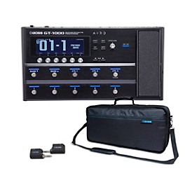 BOSS GT-1000, WL-20 Guitar Wireless System and Carrying Bag Bundle