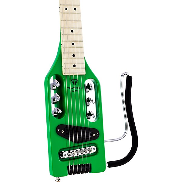 Traveler Guitar Ultra-Light Electric Standard Travel Guitar Slime Green
