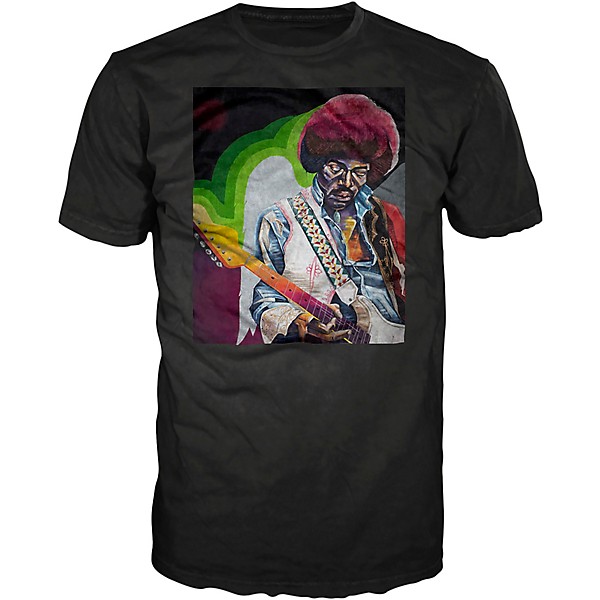 Guitar Center Jimi Hendrix Mural T-Shirt X Large