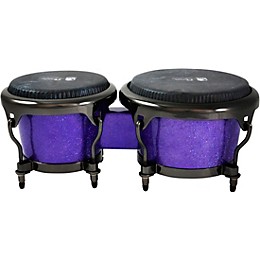 Open Box Toca Jimmie Morales Signature Series Purple Sparkle Bongos Level 1 7 and 8.5 in. Purple Sparkle