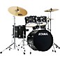 TAMA Imperialstar 5-Piece Complete Drum Set With MEINL HCS cymbals and 20" Bass Drum Black Oak Wrap thumbnail