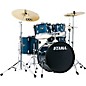 TAMA Imperialstar 5-Piece Complete Drum Set With MEINL HCS cymbals and 20" Bass Drum Hairline Light Blue thumbnail