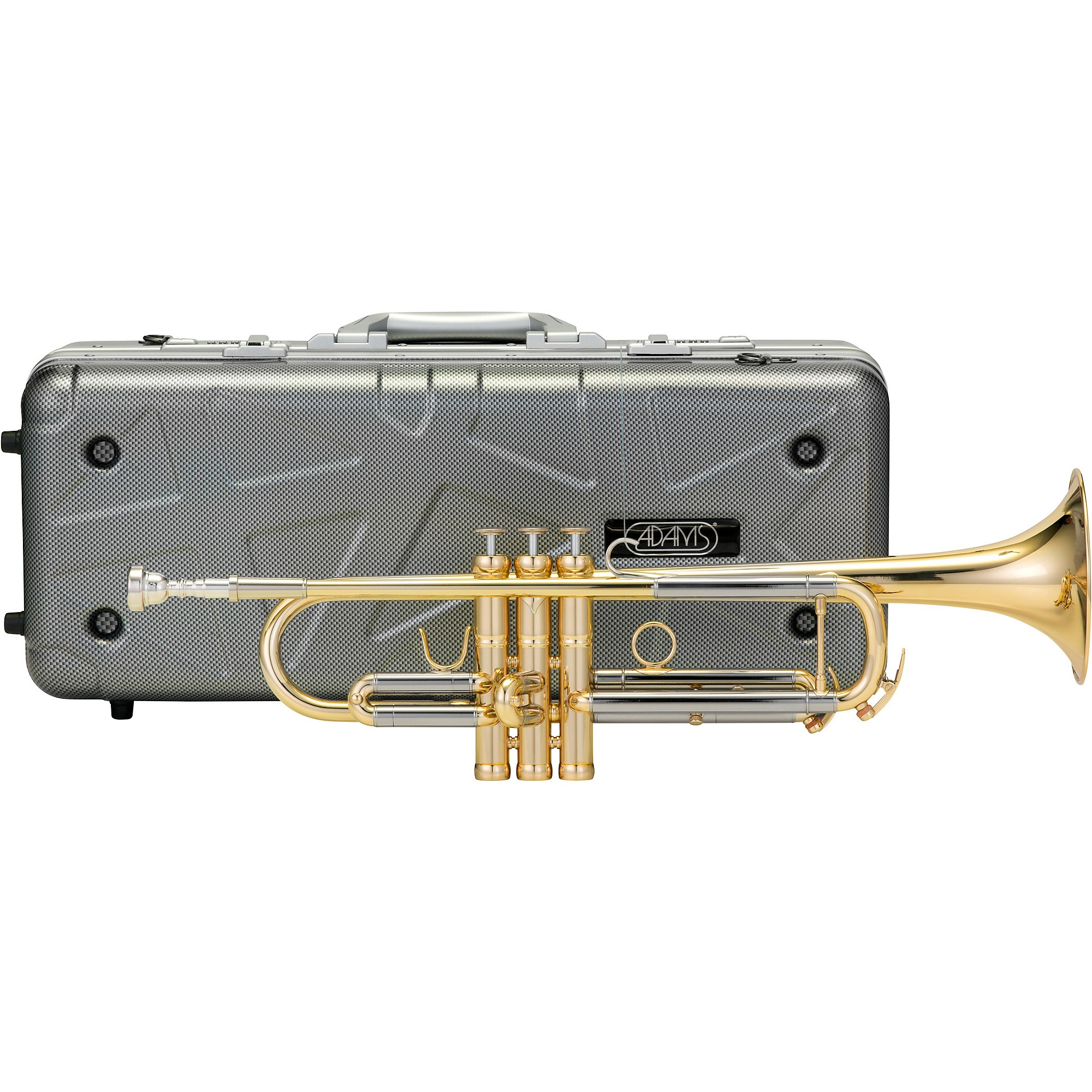 Adams Artist Series #40 Trumpet w/case, .460 Bore - Lacquer Gold