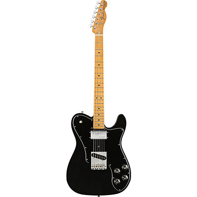 Fender Vintera '70S Telecaster Custom Maple Fingerboard Electric Guitar Black for sale