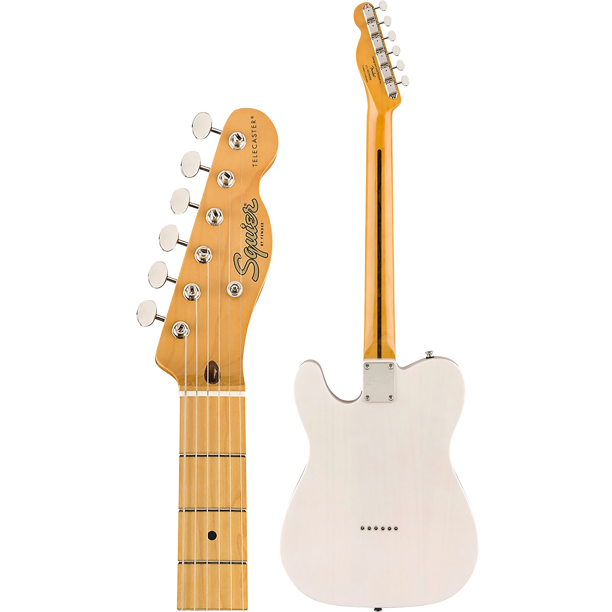 Squier Classic Vibe '50s Telecaster Maple Fingerboard Electric Guitar White  Blonde