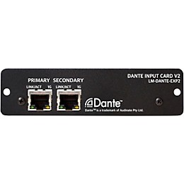 Livemix LM-DANTE-EXP2 DANTE INPUT Option Card