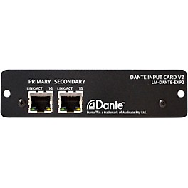 Livemix LM-DANTE-EXP2 DANTE INPUT Option Card