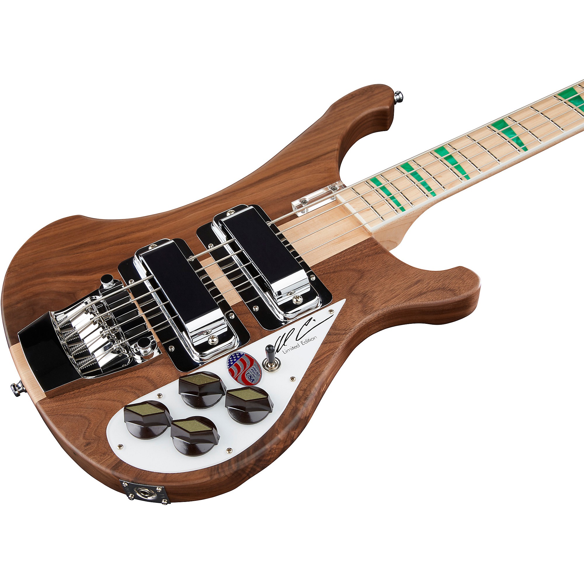 Platinum Rickenbacker 4003AC Al Cisneros Limited Edition Bass